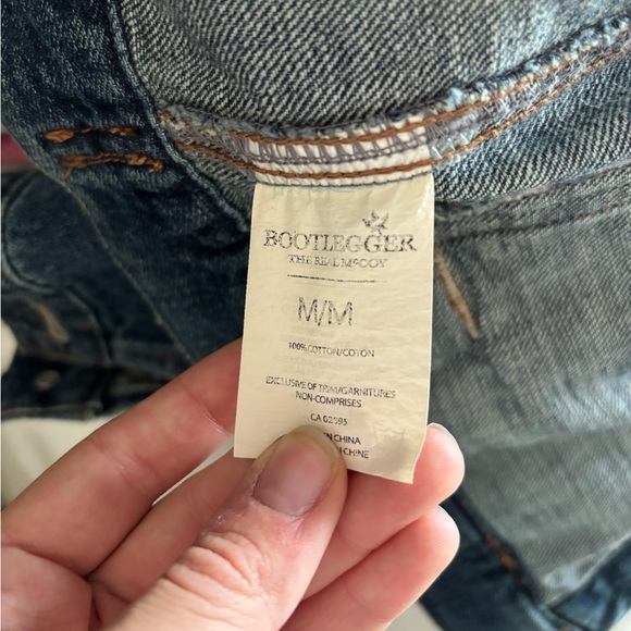 Bootlegger Denim Jacket, Size Medium - Picture 4 of 4